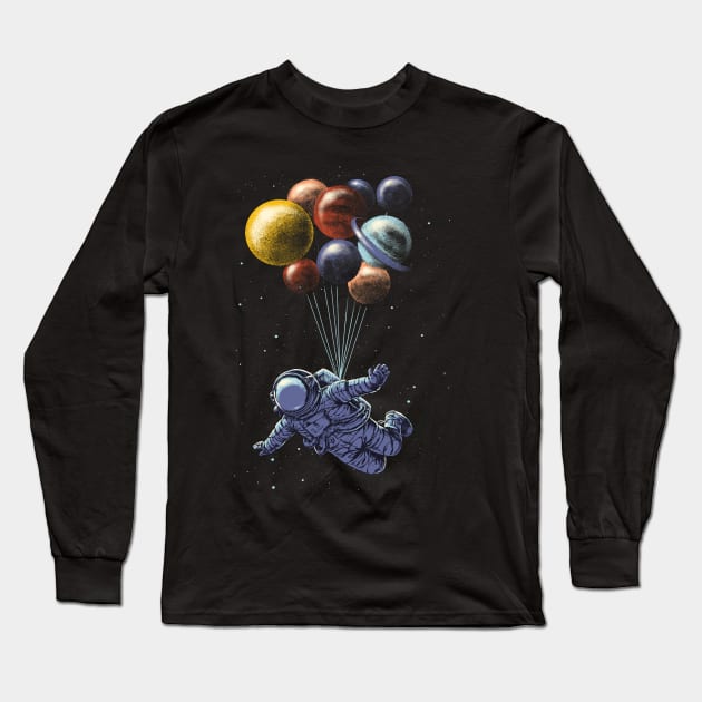 Space travel Long Sleeve T-Shirt by carbine